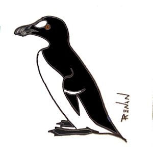 coloriage de grand pingouin